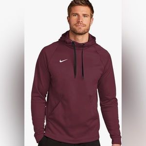 NWOT Mens Nike THERMA Hoodie - Maroon size XL
